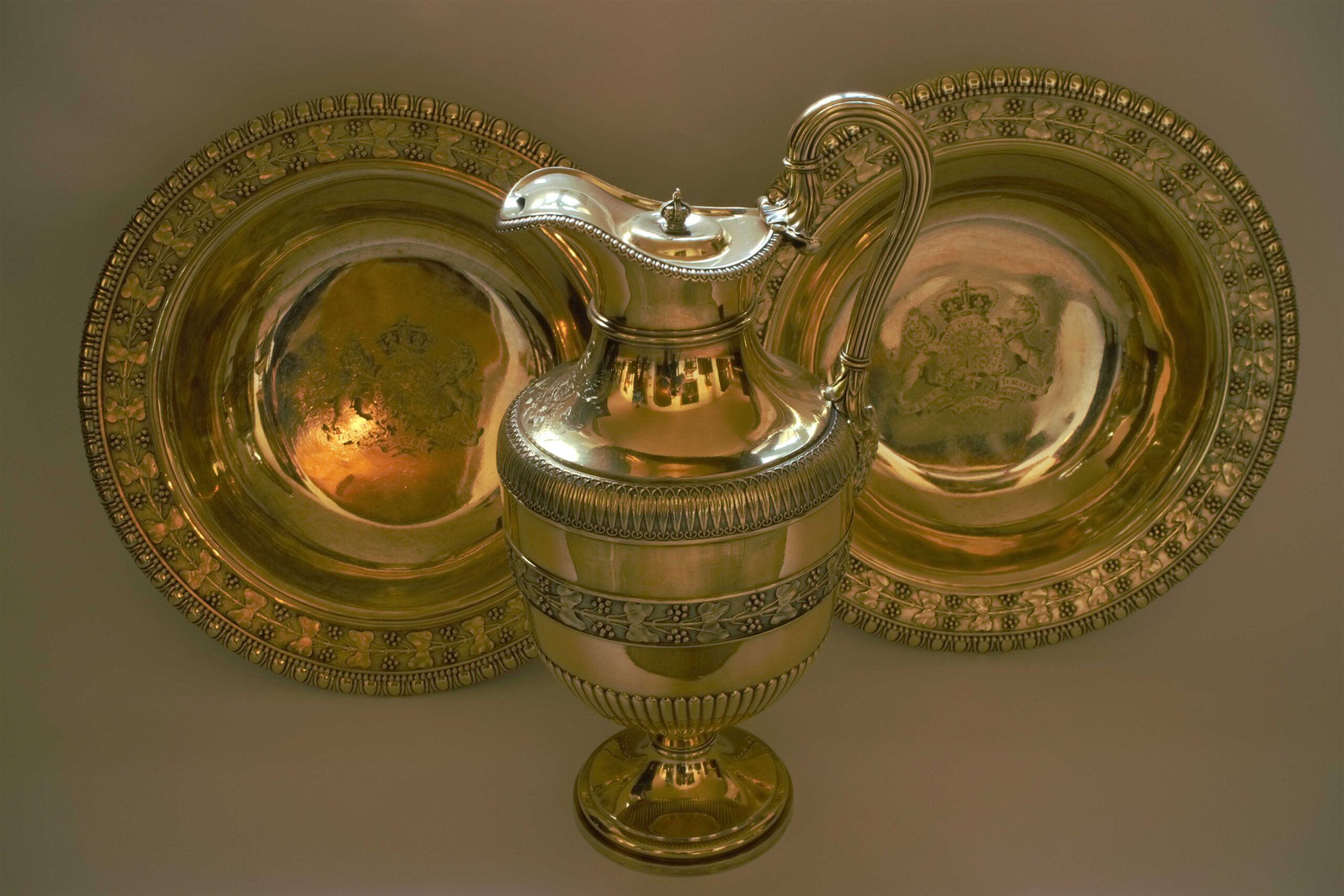 Items of coronation plate dating from 1603 to 1821 will be on display
